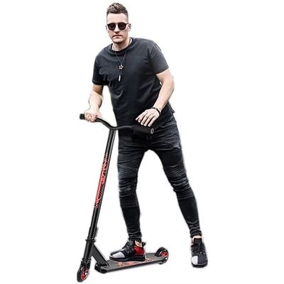 SZCQ Pro Scooters Stunt Scooter For Kids 8 Years and Up Adults Complete Trick Scooter for Intermediate,Beginner,Advanced and Professional Riders Teens Pro Scooter for Freestyle Tricks BMX Stunts Red