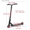 SZCQ Pro Scooters Stunt Scooter For Kids 8 Years and Up Adults Complete Trick Scooter for Intermediate,Beginner,Advanced and Professional Riders Teens Pro Scooter for Freestyle Tricks BMX Stunts Red view 4