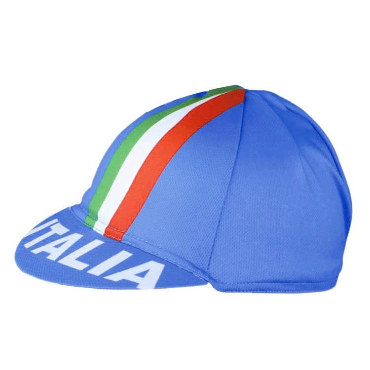SGCIKER World Tour Team Italia Blue Cycling Cap Men Woman Bike Hat,Cycling Hat-Under Helmet -Cycling Helmet Liner Breathable&Sweat Uptake