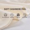 Bagea-Ka Black White Moon and Star Pattern Scarf Long Shawl Wraps Pashmina for Women Girls with Tassels Soft Warm Cozy view 4