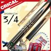 CRICAL Snooker Cue 3/4 Piece Kit with Case Box and Extension 10mm Tip 57 inch view 2