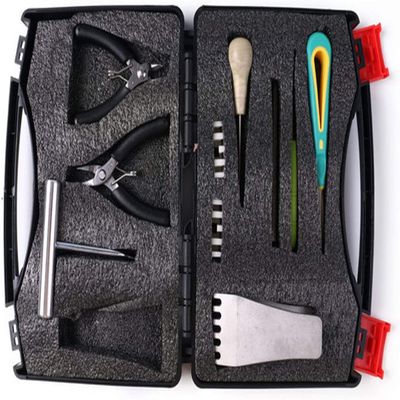 GYLSLW Racquet Stringing Complete Set, Industrial Badminton Stringing Racquet Load Spreader, Including Clamp String Straight Awl,Tennis Badminton Racket Stringing Tools