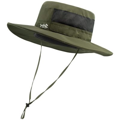 BASSDASH UPF 50+ Sun Fishing Hat Water Resistant with Detachable Neck Flap Big Size