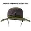 BASSDASH UPF 50+ Sun Fishing Hat Water Resistant with Detachable Neck Flap Big Size view 3