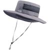 BASSDASH UPF 50+ Sun Fishing Hat Water Resistant with Detachable Neck Flap Big Size view 1