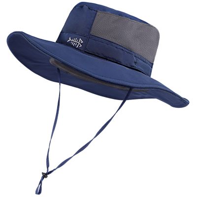 BASSDASH UPF 50+ Sun Fishing Hat Water Resistant with Detachable Neck Flap Big Size