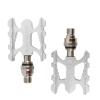 HAIBING for Fnhon Bicycle Folding Quick Pedal Ultra Light CNC Aluminum Alloy MTB Road Bike Non Slip Replacement Upgrade Accessories (Color : Silver) view 1
