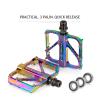 HAIBING MTB Mountain Road Bike 3 Bearings Pedals Anti-Slip Ultralight Bicycle Pedal Quick Release Pedal Replacement Upgrade Accessories (Size : C) view 2