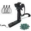 Hunting Folding Slingshot with Wrist Rocket Multi-Functional Slingshot with 1 Arrow Brush, 3 Rubber Bands and 50 Clay Ammo Balls view 1