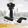 Hunting Folding Slingshot with Wrist Rocket Multi-Functional Slingshot with 1 Arrow Brush, 3 Rubber Bands and 50 Clay Ammo Balls view 2
