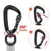 PANDENGZHE Locking Carabiner Clips 2.5" with Swivel Clasp for Securing Pets, Dog Leash Harness, Camping, Hiking, Backpack, Outdoors, Gym (4 Pack) view 3
