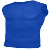 Epic Youth Sleeveless Compression Crew Shirt Blue L view 1