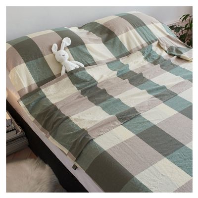 Sleeping Bag Liners Compact Cotton Sleeping Bag Liner, Soft and Comfortable Camping Travel Sheets, Adult Sleeping Bag with Zipper and Organizer, for Family Hotel