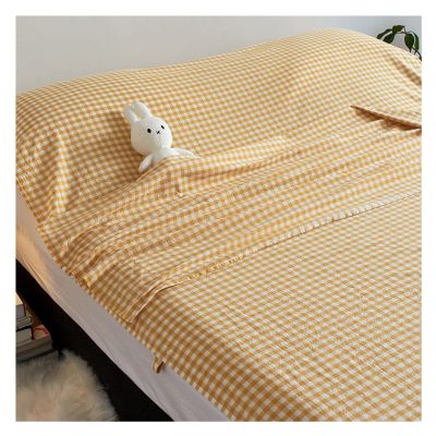 Sleeping Bag Liners Outdoor Portable Sleeping Bag Liner, Adult Camping Trip Hotel Dust-Proof Sheet with Zipper, Lightweight Breathable Sleeping Bag (Color : Yellow, Size : 160x210cm/62.99x82.67in)