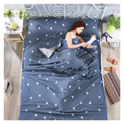 Sleeping Bag Liners Portable Compact Sleeping Bag Liner, Home Hotel Cotton Sheets, for Outdoor Camping Travel Sleeping Bag Sheets, for Four Seasons (Color : Style1, Size : 180x230cm/70.86x90.55in)