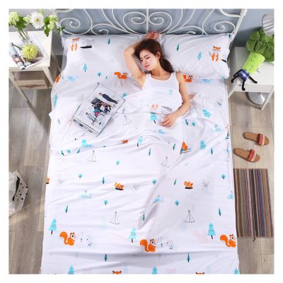 Sleeping Bag Liners Portable Compact Sleeping Bag Liner, Home Hotel Cotton Sheets, for Outdoor Camping Travel Sleeping Bag Sheets, for Four Seasons (Color : Style3, Size : 160x230cm/62.99x90.55in)