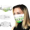 VeJerKK Music Face Mask Balaclava Windproof Men's Women's,Music Piano Summertime,Dustproof Mouth Cover With Filter Pocket Adjustable Elastic Strap,Lime Green Black White view 1