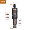 Jejy Bicycle Rear Shock Absorber, Coil Shock Body Bike 125mm/150mm/165mm/190mm X 750/850/1000LBS for MTB/E-Bike/Scooter (Size : 150mm/1000Lbs) view 2