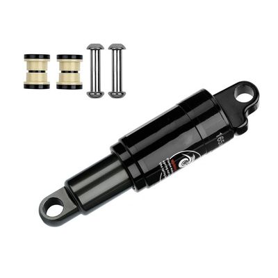 Jejy Rear Bile Duct Bike Shock Absorber, Hydraulic Shock Absorber with Screw Bushing Rear Shock, Road Bike Downhill Bike Spring (Color : 165 * 750lbs)