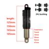 Jejy Rear Bile Duct Bike Shock Absorber, Hydraulic Shock Absorber with Screw Bushing Rear Shock, Road Bike Downhill Bike Spring (Color : 165 * 750lbs) view 2
