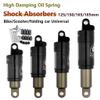 Jejy Rear Bile Duct Bike Shock Absorber, Hydraulic Shock Absorber with Screw Bushing Rear Shock, Road Bike Downhill Bike Spring (Color : 165 * 750lbs) view 3