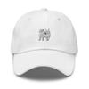 Jindo hat, Korean Jindo hat, Embroidered Unisex Baseball hat, Jindo mom hat, Jindo dad hat, Jindo Dog Gifts. White view 1