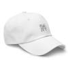 Jindo hat, Korean Jindo hat, Embroidered Unisex Baseball hat, Jindo mom hat, Jindo dad hat, Jindo Dog Gifts. White view 2
