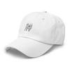 Jindo hat, Korean Jindo hat, Embroidered Unisex Baseball hat, Jindo mom hat, Jindo dad hat, Jindo Dog Gifts. White view 3