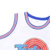 OTHERCRAZY Mens Basketball Jersey #23 Space Movie Jersey S-XXL White/Black/Blue (White, XX-Large) view 3
