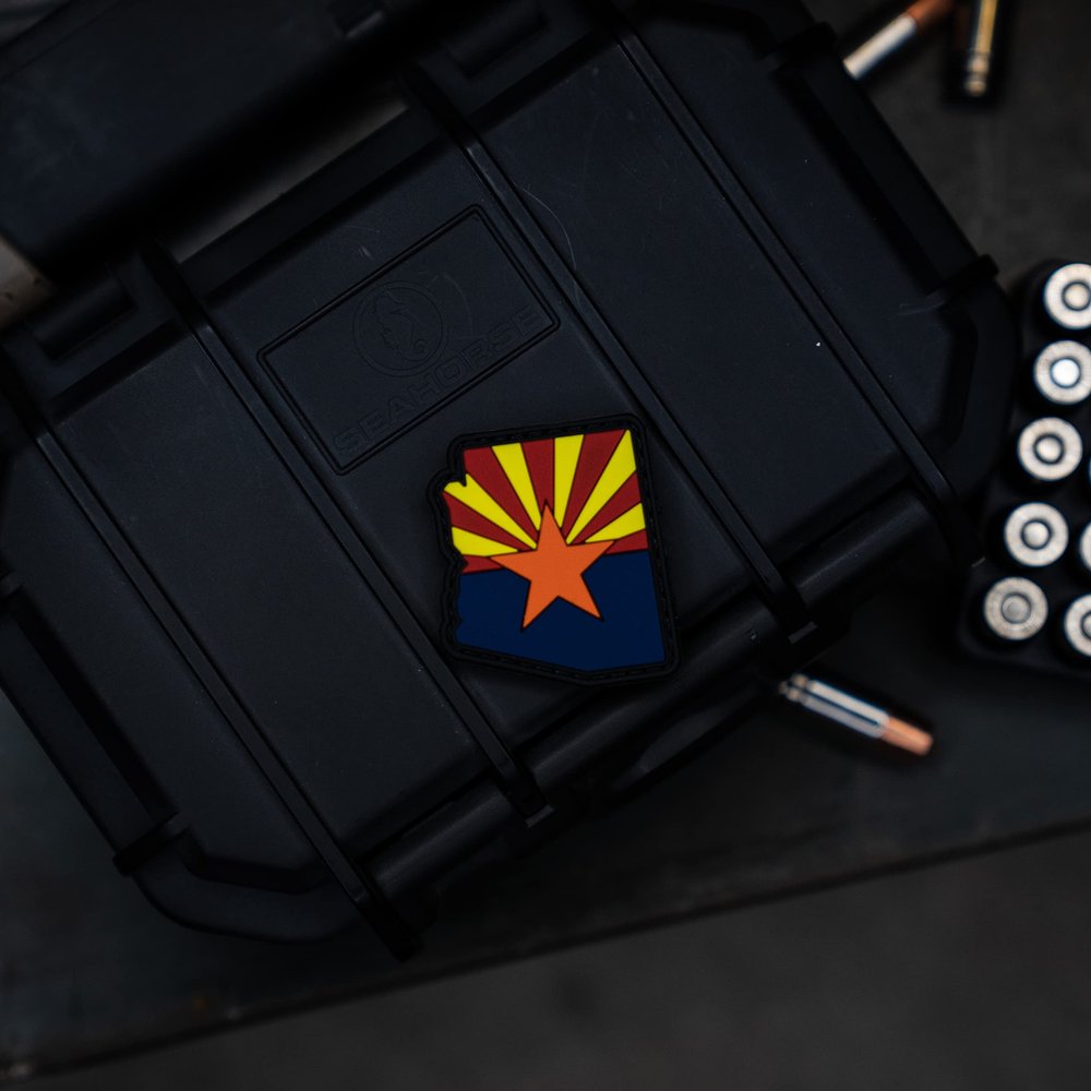 Arizona State Flag Ranger Eye PVC Morale Patch Hook Backed by NEO Tactical