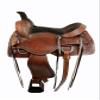 DEEP SEAT Western Team Roping Saddle Pleasure Horse Leather TACK Set 15 16 17 18 (17 in) view 4