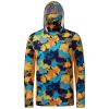 BASSDASH Mens UPF 50+ Fishing Hiking Camo Hoodie Shirt with Face Mask Lightweight Neck Gaiter Long Sleeve view 3