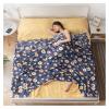 Sleeping Bag Liners Lightweight Portable Cotton Sleeping Bag Liner, Compact Sleeping Bag Sheet Quilt Cover, for Outdoor Camping Travel Hotel Bedding (Size : 160x210cm/62.99x82.67in) view 1