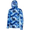 BASSDASH Mens UPF 50+ Fishing Hiking Camo Hoodie Shirt with Face Mask Lightweight Neck Gaiter Long Sleeve view 1