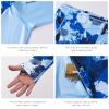 BASSDASH Mens UPF 50+ Fishing Hiking Camo Hoodie Shirt with Face Mask Lightweight Neck Gaiter Long Sleeve view 4