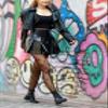 EVERSWE High Waist Fishnet Tights, Thigh High Suspender Stockings (Allover Heart, LXL) view 2