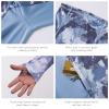 BASSDASH Mens UPF 50+ Fishing Hiking Camo Hoodie Shirt with Face Mask Lightweight Neck Gaiter Long Sleeve view 4