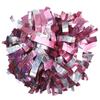 GUIFIER Pack of 2 Pom Poms Cheerleading 6 Inches Metallic Holographic Cheerleader Pom Poms with Baton Handle, Pompoms Cheer Pom Pom for Cheering Squad Daily Training Team Spirit (Pink and Silver) view 1