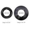 DJC Stone Track Bike Chainring Fixie 144BCD 1/2 1/8" Fixed Gear 50 51 52 53 54 56 58 60 Tooth (58T) view 2