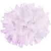 GUIFIER 2 Pack 6 Inches Plastic Cheerleading Pom Poms, Cheer Pom Pom with Baton Handle, Pompoms Cheerleader Pom Poms for Kids Girls Cheering Squad Daily Training Sports Game Team Spirit (White) view 1