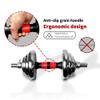 Adjustable Cast Iron Dumbbell Sets with Portable Packing Box 2In1 Dumbbells Barbell with Connecting Rod, 20KG Home Gym Training Free Weight Set for Men and Women view 2