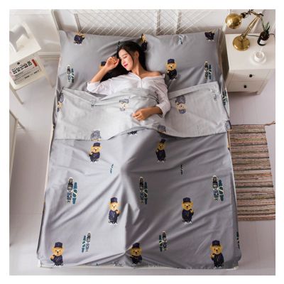 Sleeping Bag Liners Cotton Sleeping Bag Liner, Camping Travel Hotel Sleeping Bag Sheets, Lightweight, Compact and Portable Adult Sleeping Bag Sheet, for All Seasons