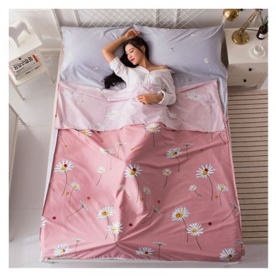 Sleeping Bag Liners Cotton Sleeping Bag Liner, Camping Travel Hotel Sleeping Bag Sheets, Lightweight, Compact and Portable Adult Sleeping Bag Sheet, for All Seasons