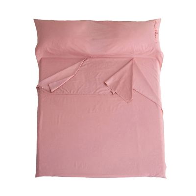 Sleeping Bag Liners Pink Cotton Sleeping Bag Liner, Camping Travel Sheets Compact All Season Sleeping Bag, Hotel Dustproof Sleeping Bag Sheets, Easy to Wash (Size : 160x210cm/62.99x82.67in)