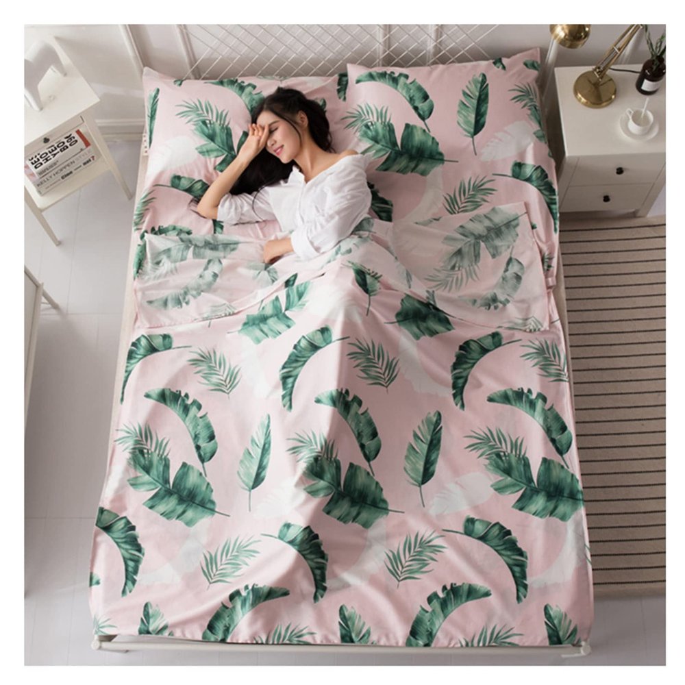 Sleeping Bag Liners Cotton Sleeping Bag Liner, Camping Travel Hotel Sleeping Bag Sheets, Lightweight, Compact and Portable Adult Sleeping Bag Sheet, for All Seasons