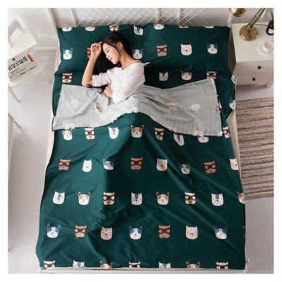 Sleeping Bag Liners Cotton Sleeping Bag Liner, Camping Travel Hotel Sleeping Bag Sheets, Lightweight, Compact and Portable Adult Sleeping Bag Sheet, for All Seasons