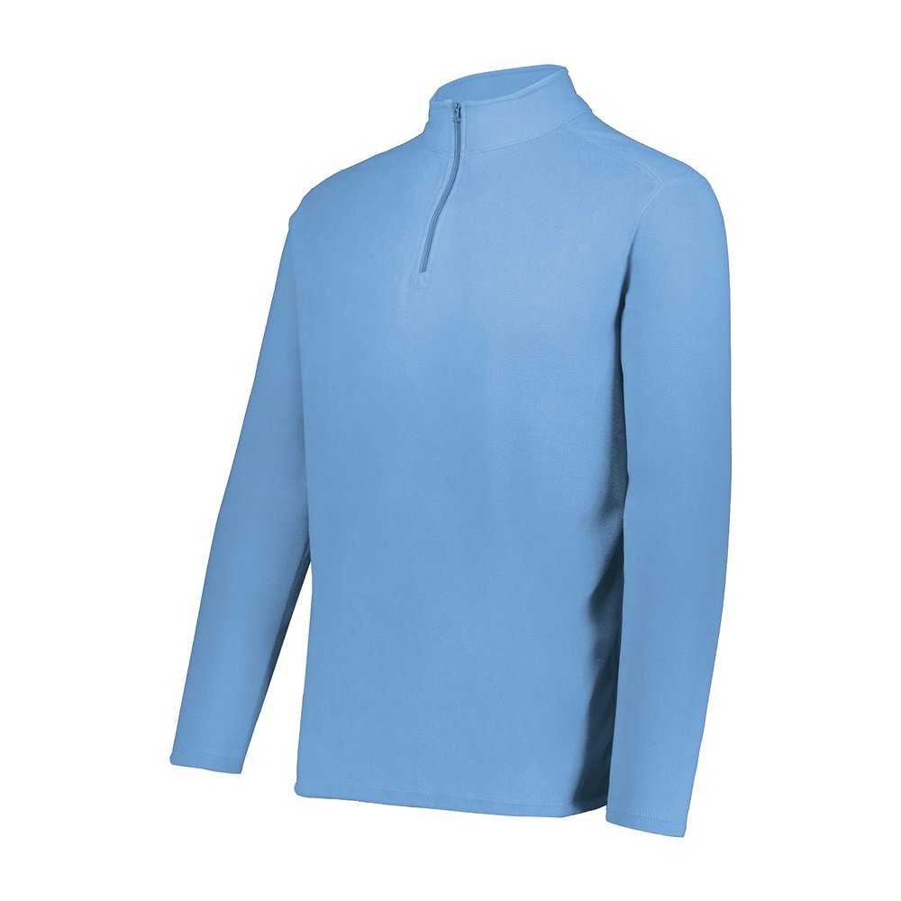 Augusta Sportswear Micro-Lite Fleece 1/4 Zip Pullover Columbia Blue 2XL