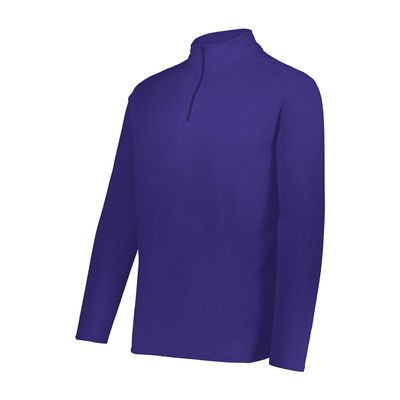 Augusta Sportswear Micro-Lite Fleece 1/4 Zip Pullover Purple XL