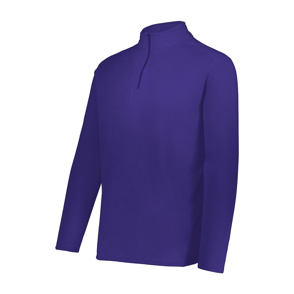 Augusta Sportswear Micro-Lite Fleece 1/4 Zip Pullover Purple XL