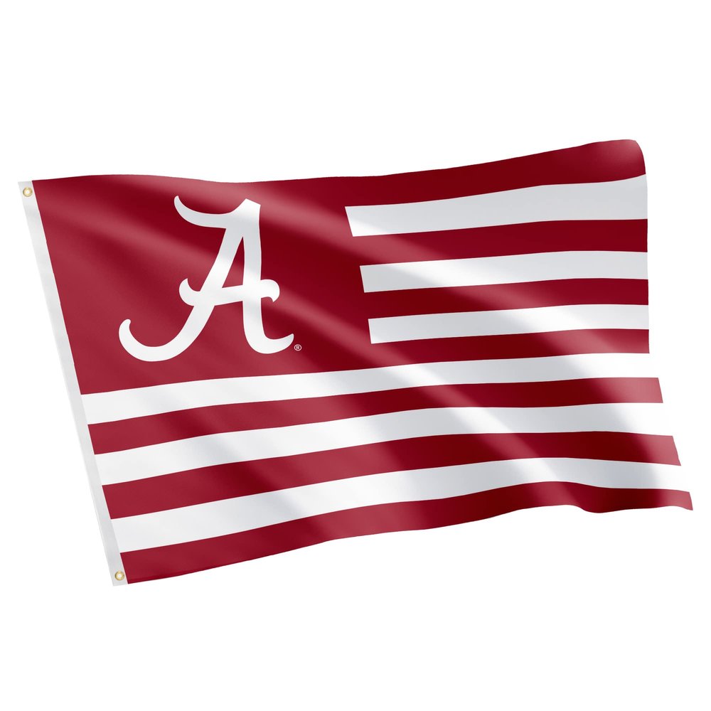 Desert Cactus The University of Alabama Flag Crimson Tide Bama Indoor and Outdoor 100% Polyester Banner 3 x 5 (Nation)